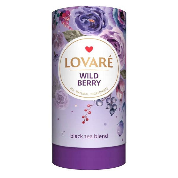 Tea Loose Black Wild Berry – Tube – 2.82 oz (80gr)